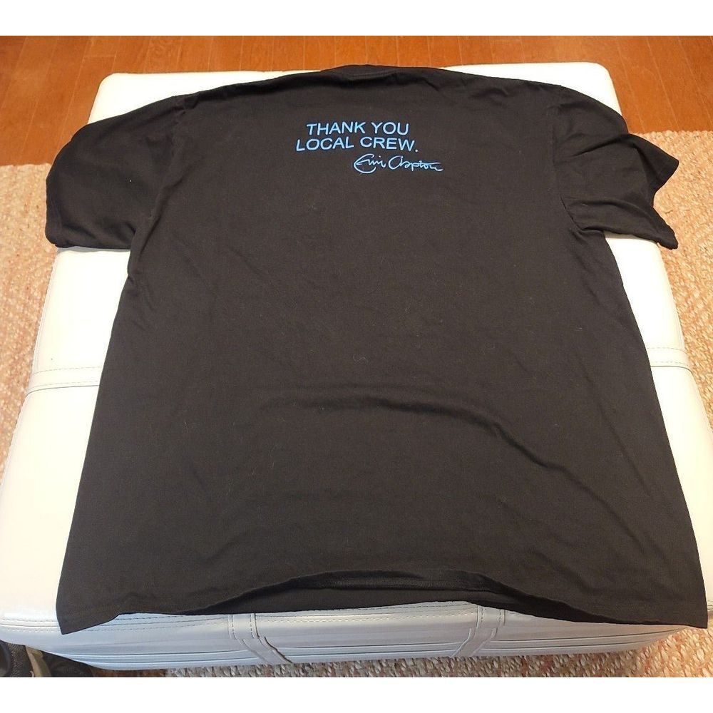 Vintage 2001 Eric Clapton Thank you Crew concert T-shirt men's XL - Picture 4 of 5